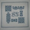 sampler blu punto croce