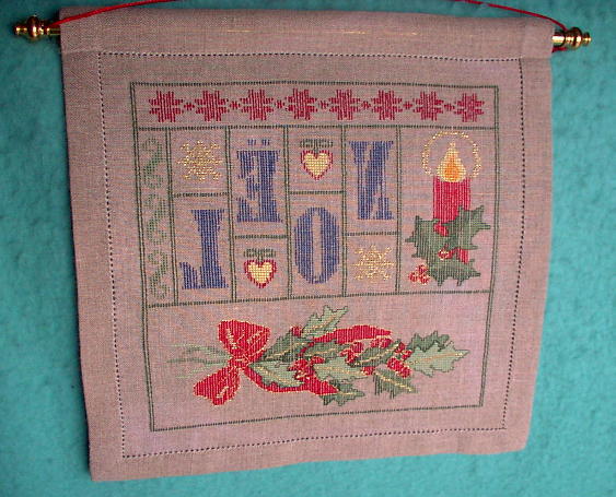 rovescio del sampler a punto croce