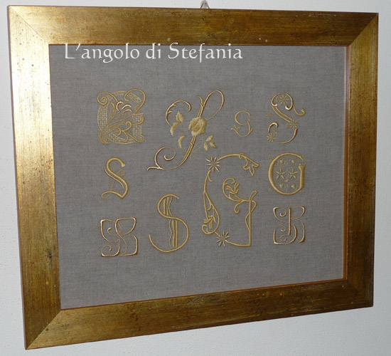 cifre, monogram sampler