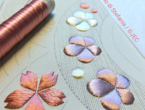 Embroidery sculpture