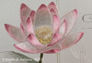Ricamo giapponese - il fiore di loto